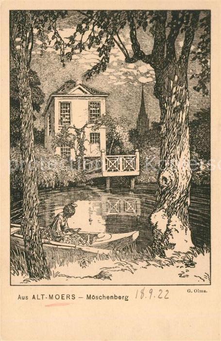 Moers Alt Moers Möschenberg Künstler Olms