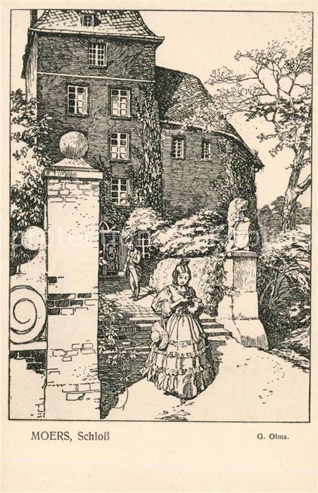 Moers Schloss Künstler Olms