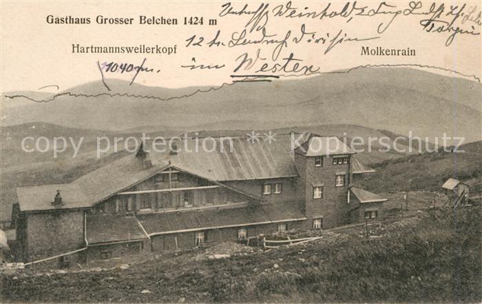 Molkenrain Hartmannsweilerkopf Gasthaus Großer