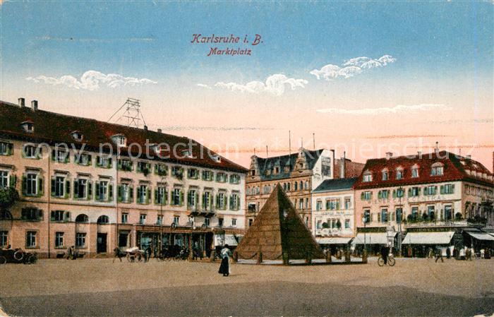 Karlsruhe Baden Marktplatz