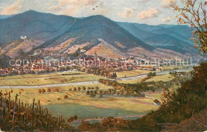 Oberkirch Baden Renchtal Künstlerkarte