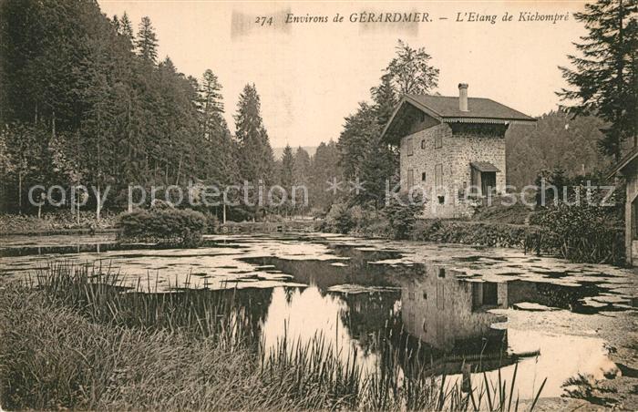 Gerardmer Vosges L'Etang de Kichompre