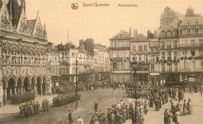 Saint-Quentin 02 Aisne Rathausplatz