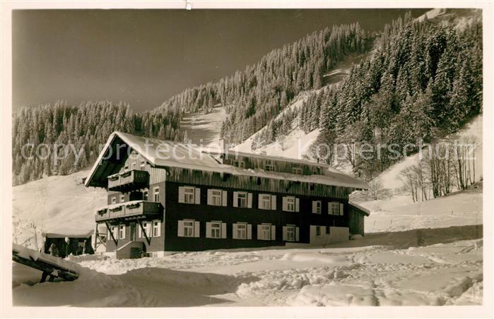Mittelberg Kleinwalsertal Fremdenheim Oliva Winter