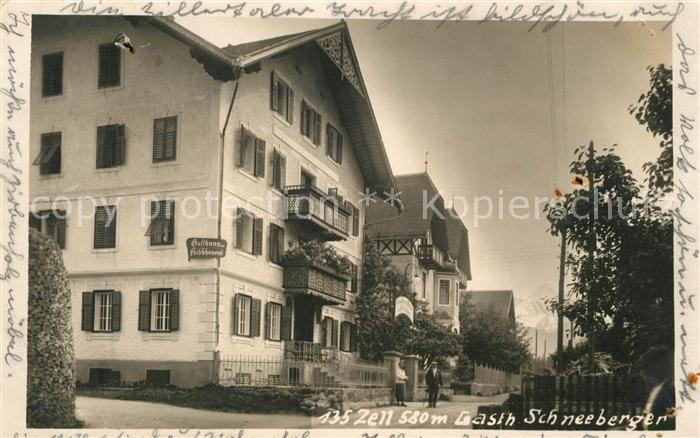 Zell Ziller Tirol Gasthaus Schneeberger