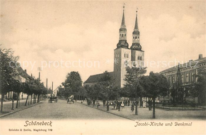 Schoenebeck Elbe Jacobi Kirche Denkmal