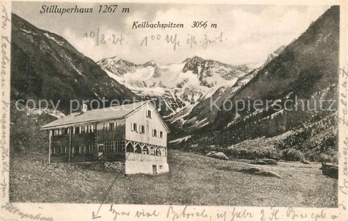 Zell Ziller Tirol Stilluperhaus Keilbachspitzen