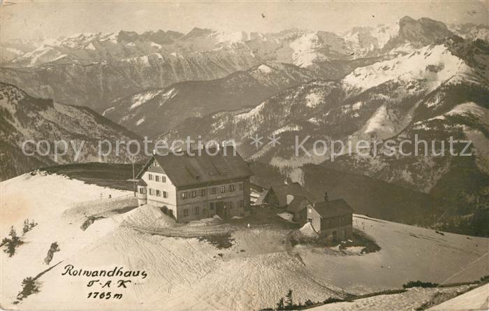 Rotwandhaus Winterlandschaft