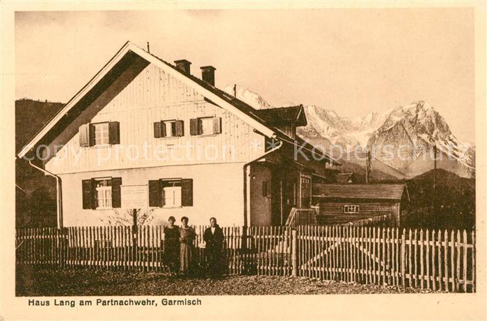 GARMISCH-PARTENKIRCHEN Bayern Haus Lang am Partnachwehr