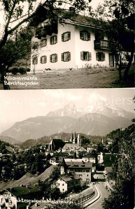 BERCHTESGADEN Bayern Kiliansmühle Watzmann