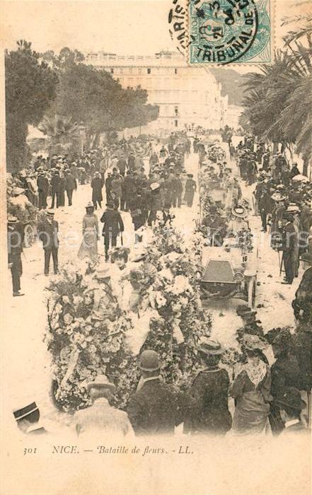 Nice Alpes Maritimes Bataille de fleurs
