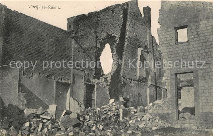 Witry-les-Reims Ruinen