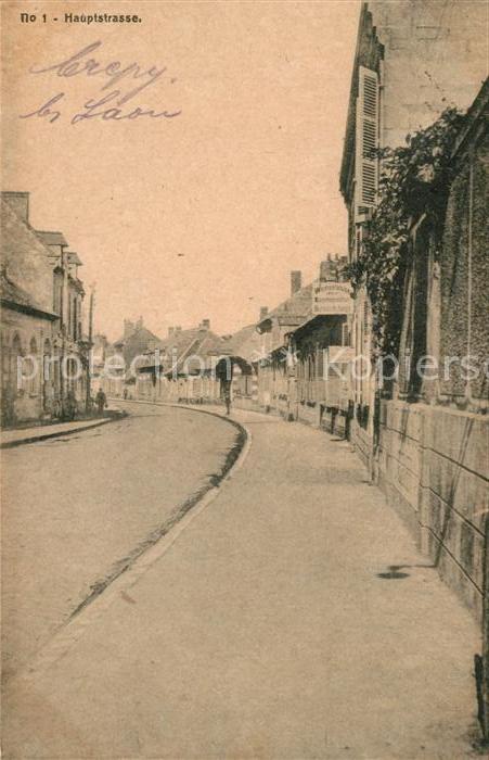 Crepy Aisne Hauptstraße