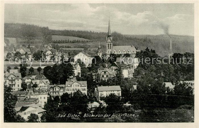 Bad Elster Panorama Blick von der Alberthöhe