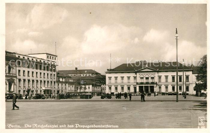 BERLIN  CITY Reichskanzlei Propagandaministerium