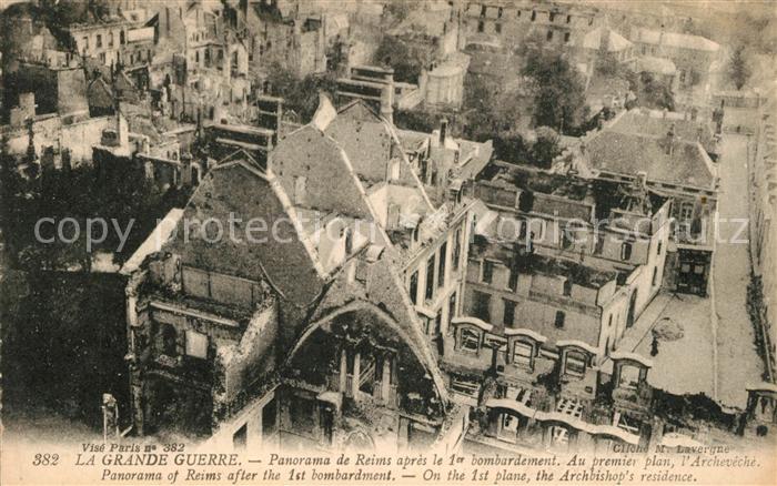 Reims Champagne Ardenne Kriegszerstörungen