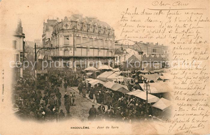 Angouleme Marktplatz