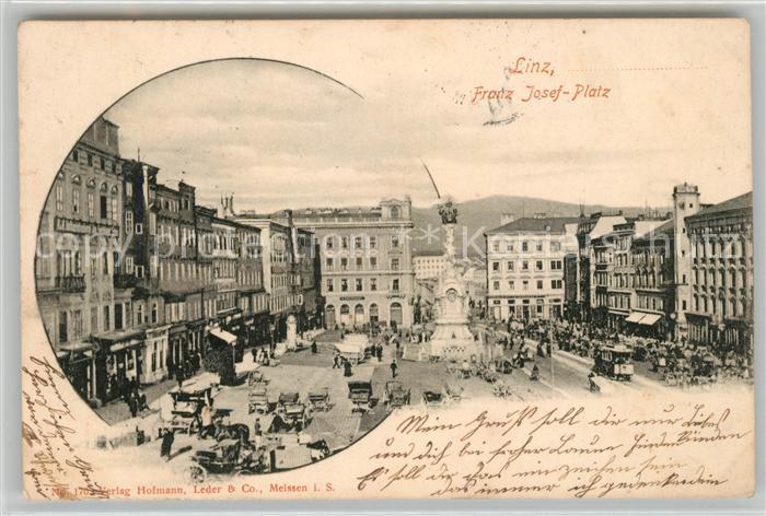 Linz Donau Franz Josef Platz