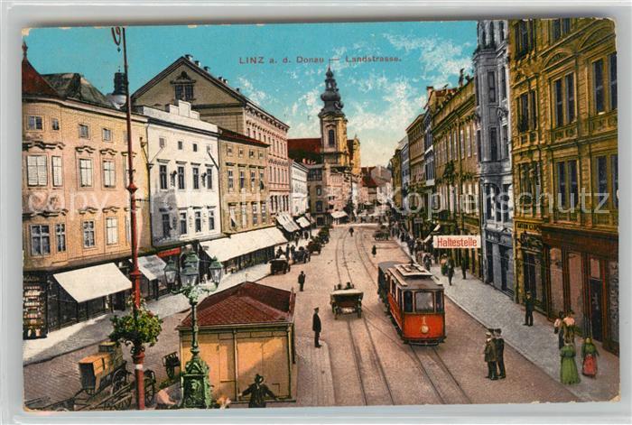 Linz Donau Landstrasse Strassenbahn