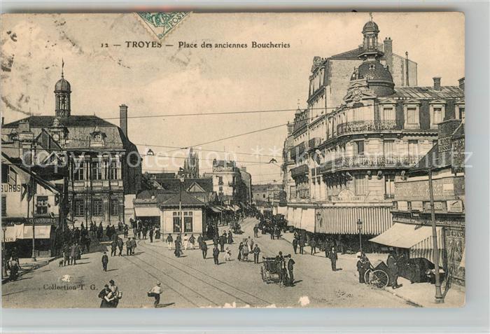 Troyes Aube Place des anciennes Boucheries