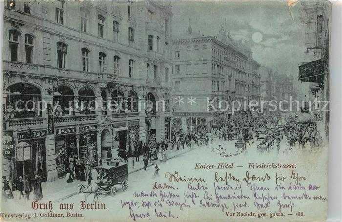 BERLIN  CITY Kaiser Hotel Friedrichstrasse