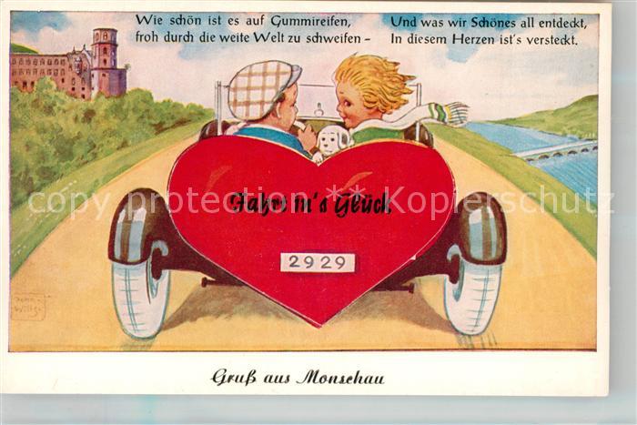 Monschau Montjoie NRW Grußkarte