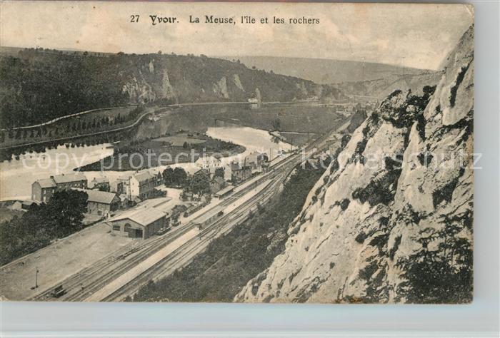 Yvoir Meuse Felsen