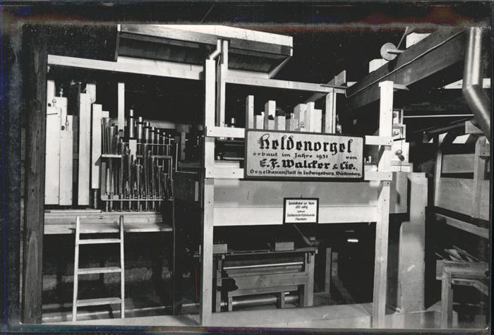 Kirchenorgel Heldenorgel E. F. Walcker