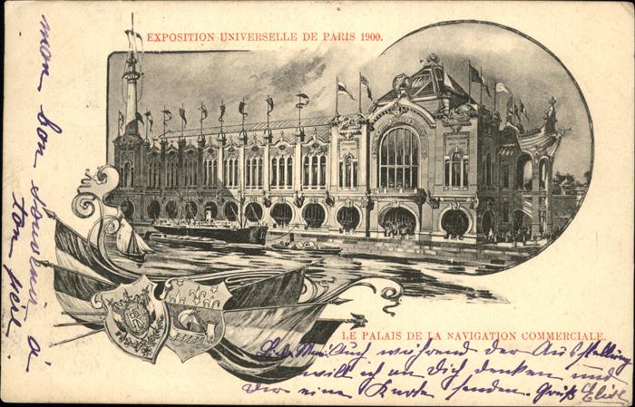 Exposition Universelle Paris 1900 Schiff