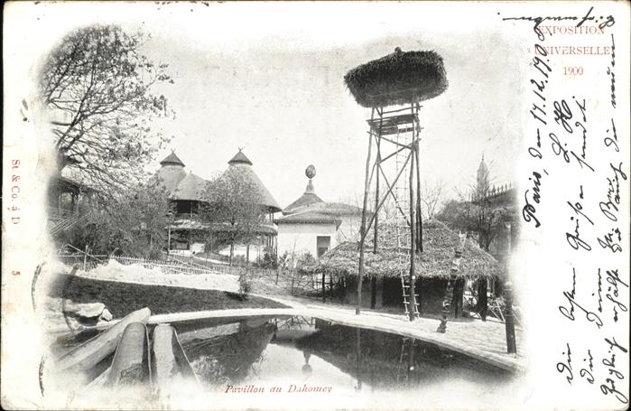 Exposition Universelle Paris 1900 Pavillon Dahomey