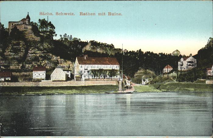 Rathen Saechsische Schweiz Ruine