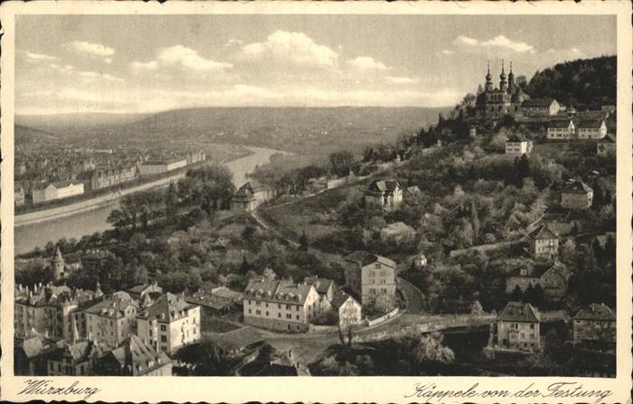 WueRZBURG Bayern Kaeppele von der Festung