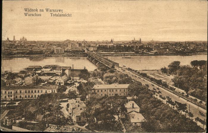 Warschau Masowien Totalansicht