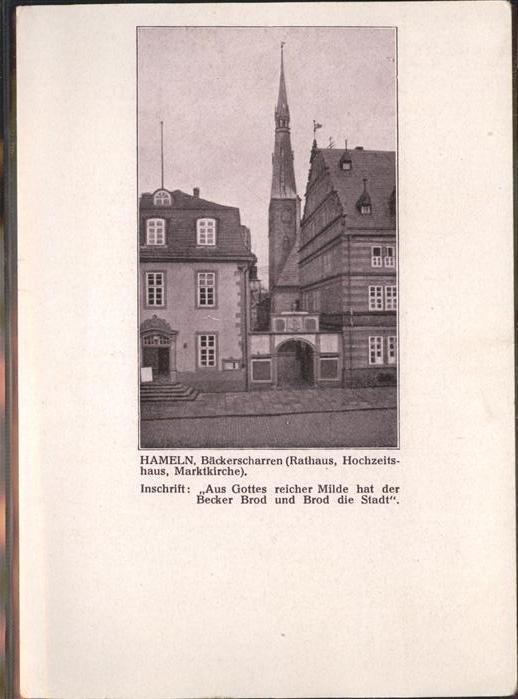 Hameln Weser Bäckerscharren