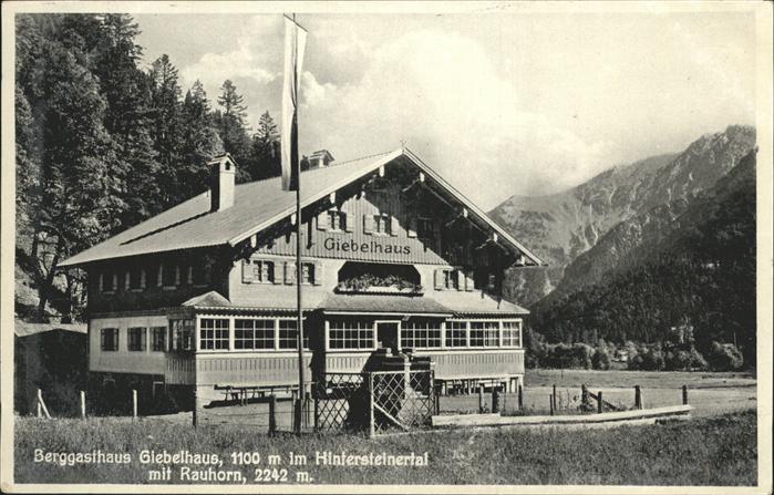 Hintersteinertal Tirol
Giebelhaus