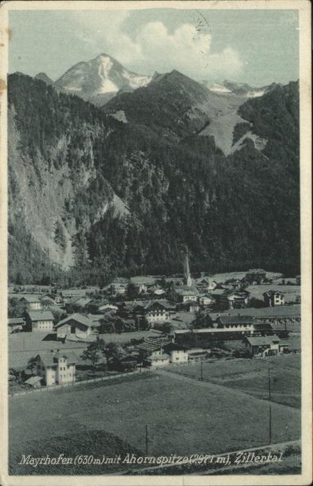 Mayrhofen Zillertal Ahornspitze