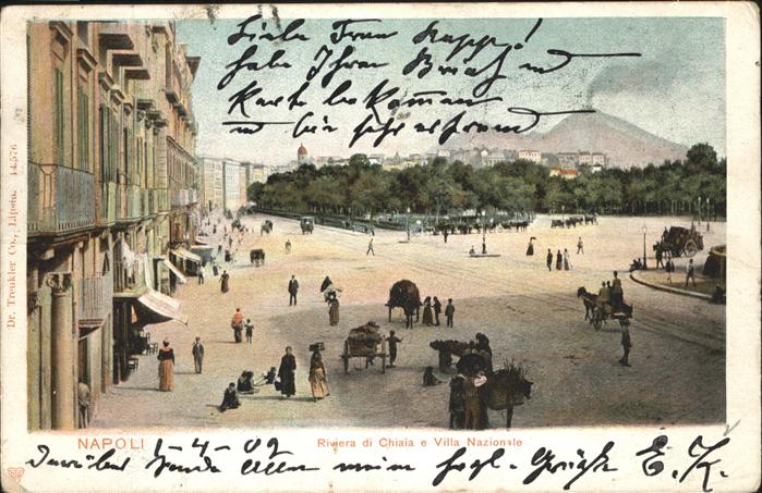 Napoli Neapel Villa Nazionale
Riviera di Chiaia