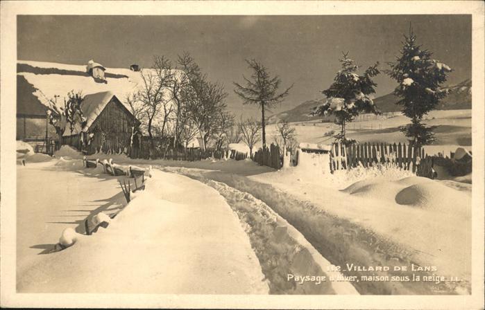Villard-de-Lans Paysage d`Hiver