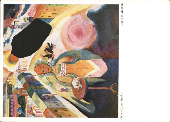 MOSCOW  Moskau Moscou RU Kandinsky: Dame in Moskau
Wiechmann Bi