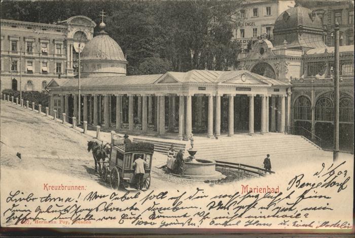 Marienbad Tschechien Boehmen Kreuzbrunnen