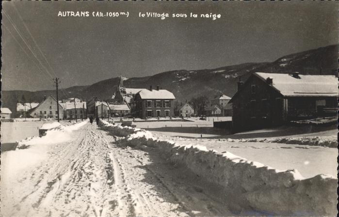 Autrans Village sous la neige