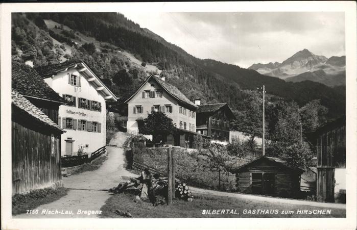 Silbertal Gasthaus Hirschen
