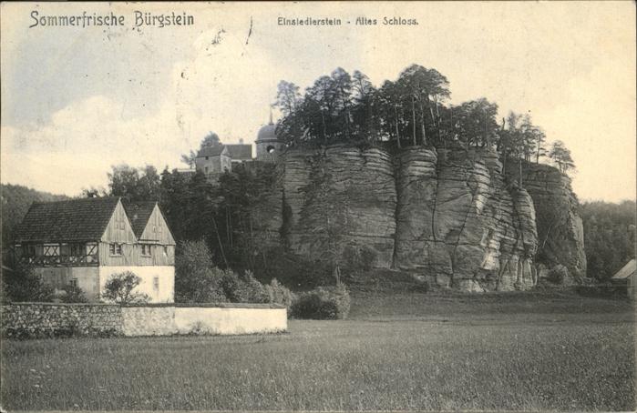 Buergstein Tschechien Einsiedlerstein Schloss
