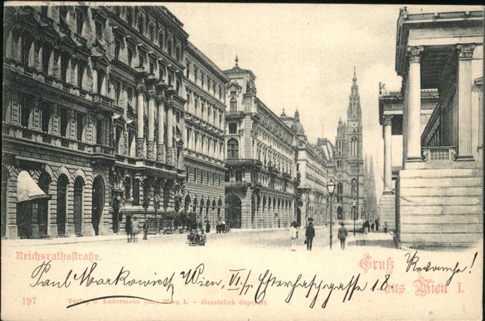 Wien Reichsrathstrasse