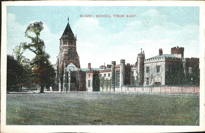 Rugby Rugby School from East
