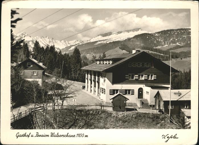 Walserschanz Kleinwalsertal Gasthof Pension