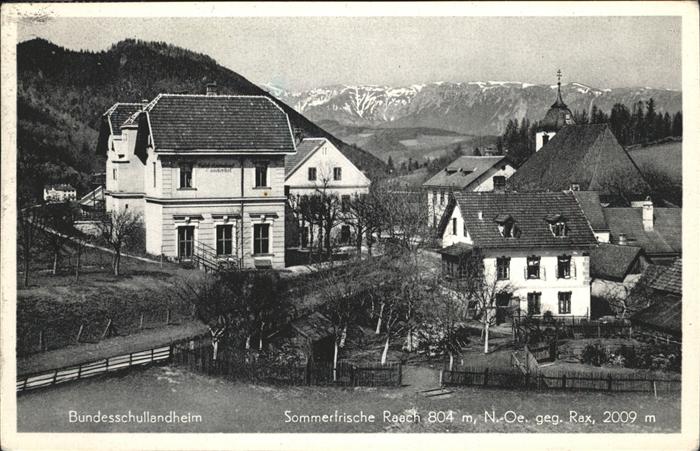 Raach Hochgebirge Bundesschullandheim