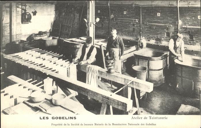 Paris Les Gobelins Atelier Teinturerie