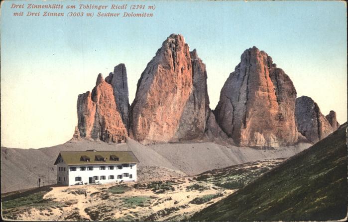 Dolomiten Oesterreich Drei Zinnenhütten
Töblinger Riedl