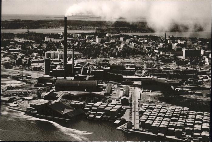 Finnland Holzindust am Kymijoki